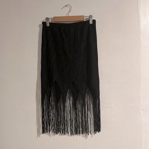 Sparkle Fringe Skirt